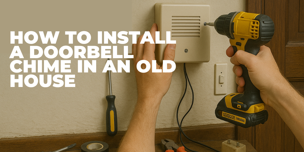 How to Install a Doorbell Chime in an Old House