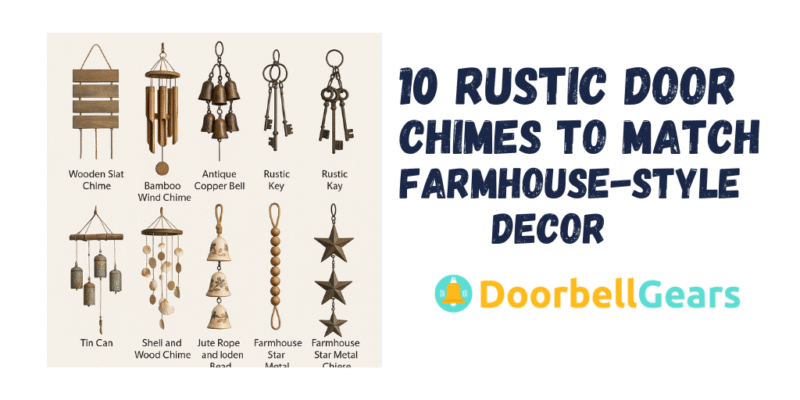 10 Rustic Door Chimes to Match Farmhouse-Style Decor